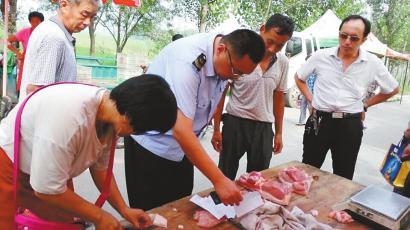 遏制病害肉、注水肉進入市場